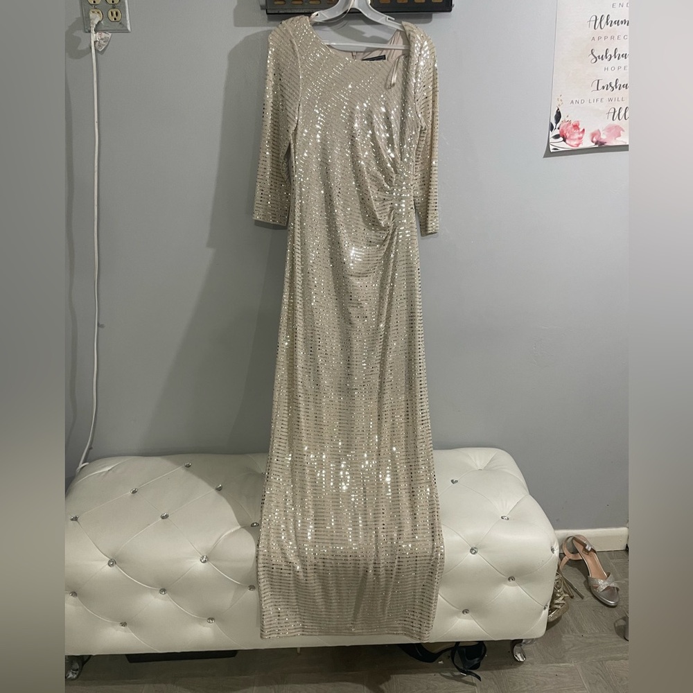 gold dress new sz 8